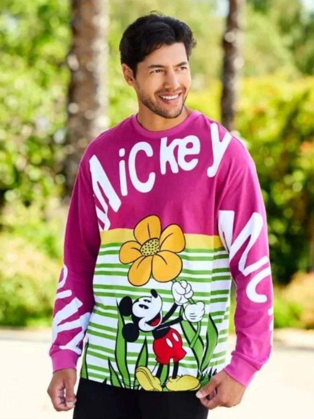 NWT Disney Mickey & Co Mickey LongSleeve Shirt Unisex Size S